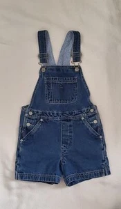 Tommy Hilfiger kids denim short overalls 6x - Picture 1 of 12
