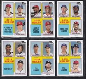 2020 Topps Throwback Thursday Set 3 1983 Highlights - Soto Trout Ohtani - Picture 1 of 2