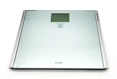 Báscula de baño de vidrio Taylor Grey 7544BL 440 lb Cal-Max Biggest Loser Foto 1 de 4