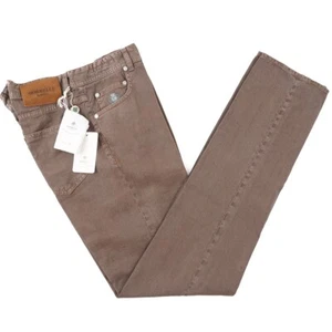 Luigi Borrelli Garment-Washed Linen and Cotton 5-Pocket Pants 29 NWT Jeans - Picture 1 of 8