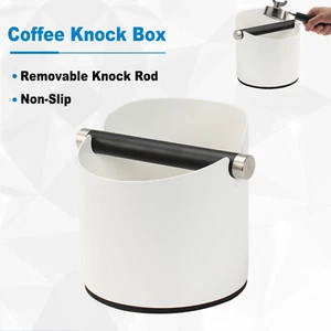 Coffee Grounds Knock Box Espresso Powder Residue Bucket Protafilter Knocking Bin - Picture 1 of 12