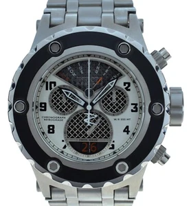 Men's 52mm Invicta Reserve Subaqua Silver/ Black Stainless DD Watch! Ref: 16312! - Picture 1 of 9