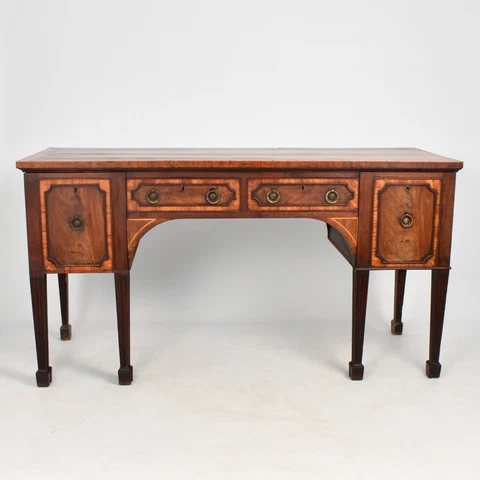 Sheraton Style Georgian Mahogany Sideboard Cover