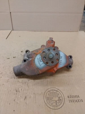 1962 Chevrolet Corvette Factory Water Pump W/ 3/4" Top Bypass 3859326 Date C-2-2 - Image 1 of 4