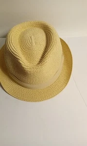 Fedora Style Straw Hat Lvaiz Brand New - Picture 1 of 5