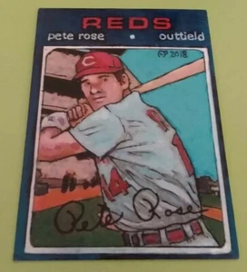 Baseball Kunstkarten Druck von Pete Rose, 71 - Bild 1 von 2