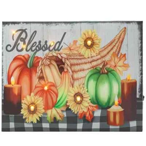 Blessed Harvest beleuchtete Leinwand von Holiday Peak™ - Bild 1 von 4