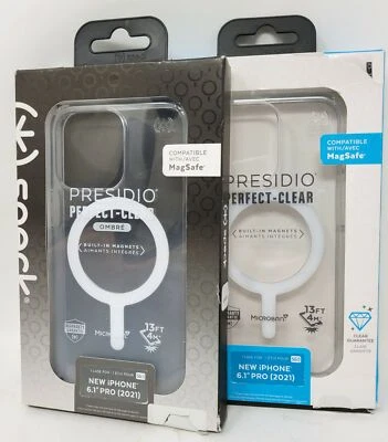Speck Presidio Clear Case for Apple iPhone 13 Pro w/ Built-In Magnets - Image 1 of 4