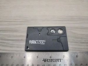 Tool Logic Credit Card Companion with Compass Wallet Multi Survival Tool Knife - Picture 1 of 9