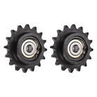 2pcs ANSI #40 Chain Idler Sprocket 10mm Bore, 1/2" Pitch, Hardened 16 Tooth