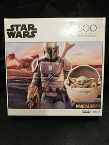 New Star Wars The Mandalorian Yoda Disney Buffalo Jigsaw Puzzle 500 Pieces  - Picture 1 of 6