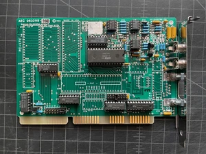 AEC PC-LTC Hi-Threshold 063298-90B 16 BIT ISA Board Timecode Adrienne 386 486 - Picture 1 of 2