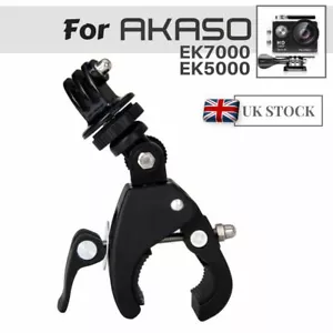 Bike Handlebar Mount Bicycle Pole Clamp for AKASO EK7000 EK5000 Action camera - Picture 1 of 5