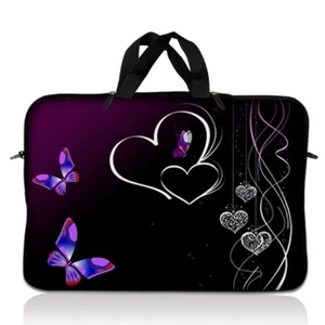 10" 10.1" 10.2" 9 8 Laptop Sleeve Netbook Sleeve Bag Case Cover Tablet Hearts - Picture 1 of 4