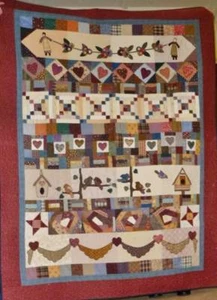 Country Hearts quilt pattern by Therese Hylton - Picture 1 of 1