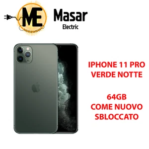 Apple iPhone 11 Pro 64GB Verde Notte – Sbloccato e Testato al 100% - Foto 1 di 11