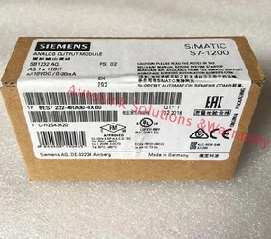 6ES7232-4HA30-0XB0 1PC NEU SIEMENS S7-1200 Analog Output Module 6ES72324HA300XB0 - Picture 1 of 4
