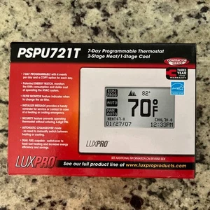 PSPU721T Programmierbarer 7 Tage Thermostat, Touch Steuerung - Bild 1 von 2