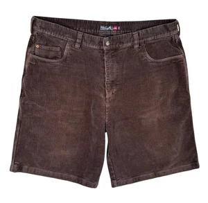Vintage Quiksilver Corduroy Shorts Surf Skate Y2K Men's Size 40 Brown - Picture 1 of 10