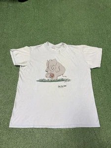 Vintage 80s The Far Side Elephant Shirt Mens Large Blue Gary Larson Vintage Marked - Bild 1 von 17