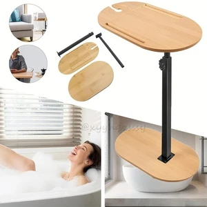 Side table bed table care table height adjustable sofa table bath tray - Picture 1 of 12