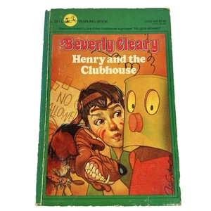 Henry and the Clubhouse Beverly Cleary Vintage 1979 Paperback Book Dell Yearling - Bild 1 von 6