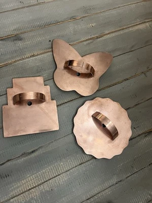 De Colección Martha Stewart Cobre 7" Juego de Cortador de Galletas-3 Mariposas, Casa, Girasol, Raro Foto 1 de 4