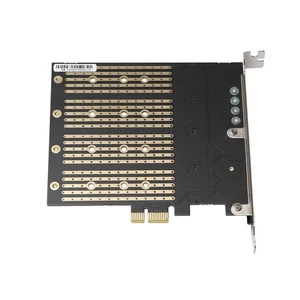PCIE 1X auf 4 Port M.2 SATA SSD Erweiterungskarte für Chia Mining Adapter - Afbeelding 1 van 5
