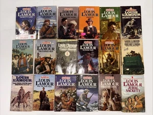 18 Sacketts Books Complete Set 1-18 Louis L'Amour Lot (B) - Imagen 1 de 14