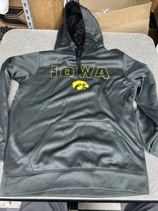 Nike Iowa Hawkeyes Hoodie Men’s Large Black NEW - Picture 1 of 5