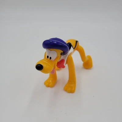 Walt Disney World Epcot Plutón Figura en Francia Pabellón Conjunto PVC Articulado Foto 1 de 4