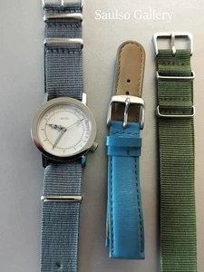 Akteo Medical Doctor Uhr Quarz 34mm Stahlgehäuse mit extra Uhrenarmbändern - Bild 1 von 4