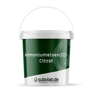 Ammoniumeisen- (III) -citrat Cyanotopie Vert Ammoniumeisencitrat 14,5 / 16% Fe - Imagen 1 de 1