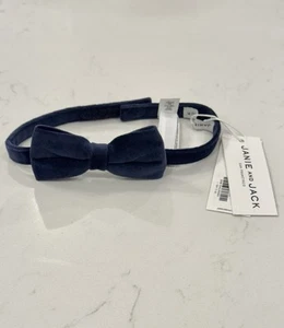 Janie And Jack Bow Tie Navy Blue Ages 6 And Up - Picture 1 of 1