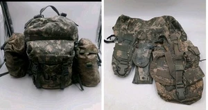 US MILITARY ACU UCP MOLLE II ASSAULT PK+2 Sust. 2 Flash/2 9MM/ 2 Canteen/ WBag - Picture 1 of 15