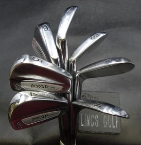 Set of 7 x PowerBilt Dyad HG Irons 4-10 Stiff Graphite Shafts PowerBilt Grips - Picture 1 of 7