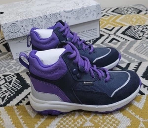 BNIB Girls Navy Clarks RockRace Gortex Waterproof Walking Boots Size 10.5 F - Picture 1 of 5