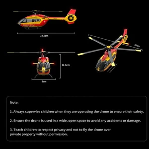 ORANGE 2 Battery Remote Control Helicopter With Dual Brushless Motor 2.4GHz AG - Photo 1/8