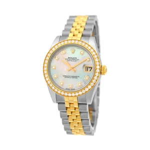 ROLEX Stahl & 18K Gelbgold 31mm Diamant Datejust 178383 Box Garantie NEUWERTIG - Bild 1 von 5