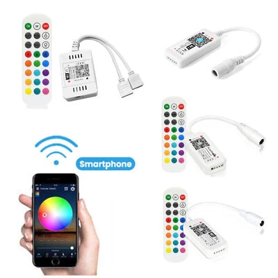 Smart WiFi Led Dimmable Controller RGB RGBW Single Color Strip for Alexa Google - Image 1 of 4