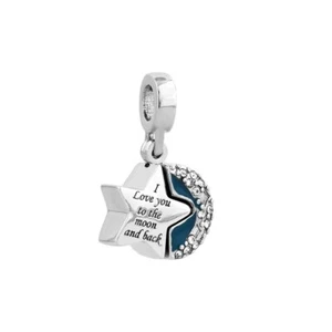 Pulsera Corazón Dije - Joyería Regalo para Mujer y Niñas con Dijes Colgantes - Imagen 1 de 2