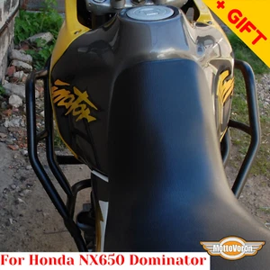 Para Honda NX650 protector de motor NX 650 Dominator barras de choque protector radiador, bono - Imagen 1 de 12