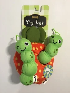 GMason Group Woof Dog Toys Burrow Set w/Squeakers Tomato & Worms Themed NEW - Picture 1 of 24