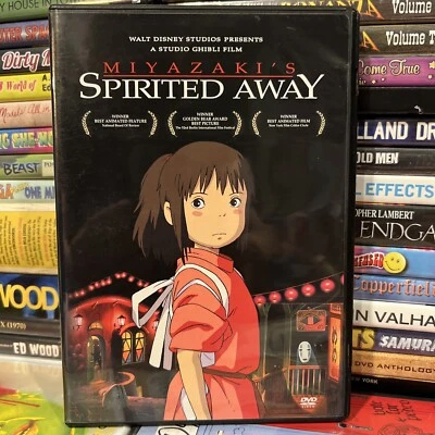 Miyazaki's Spirited Away 2001 DVD Classic Fantasy Adventure Anime! Nice Copy! - Image 1 of 4