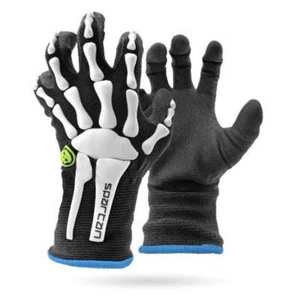 Berüchtigte Paintball spartanische Skelett Knochen Handschuhe - groß - Bild 1 von 2