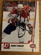 2010-11 Donruss Benoit Pouliot Auto Habs