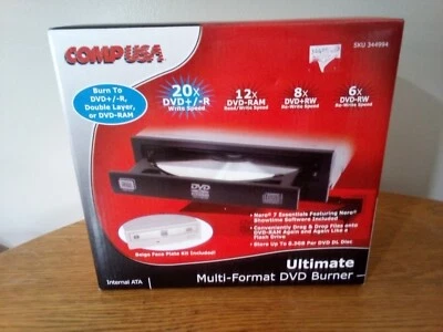 NEW COMPUSA - Ultimate multi-format DVD Burnner FACTORY SEALED - Image 1 of 4