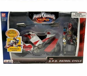 Power Rangers SPD Red Patrol Cycle w Ranger New Factory Sealed 2004 - Picture 1 of 2