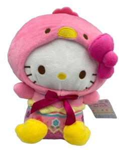 Disfraz de Pascua de felpa Hello Kitty 8,5 pulgadas Sanrio rosa nuevo con etiqueta - Imagen 1 de 3