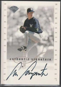 039, 1996 Leaf Signature, Original Autograph of Chris Carpenter, Brewers - Picture 1 of 2
